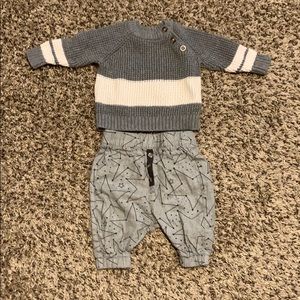 Sweater and pants outfit